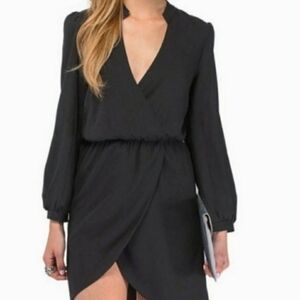 Tobi Black Long Sleeve Dress